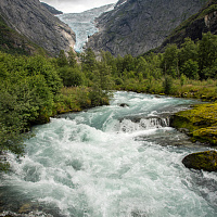 Моя Норвегия (день четвёртый: круиз по Гейрангерфьорду, ледник Бриксдаль, Фёрде) 