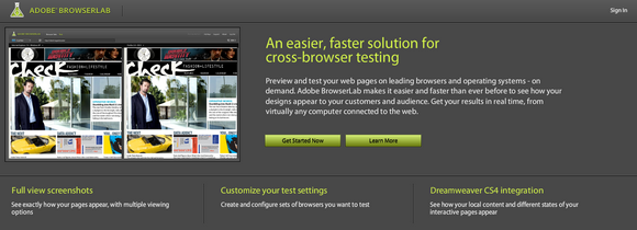 Adobe представила сервис BrowerLab в помощь веб-дизайнерам