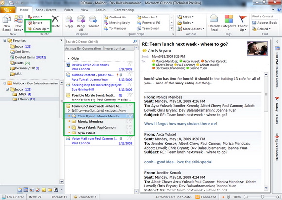 Скриншот Office 2010