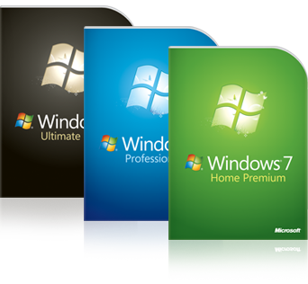 Дизайн коробок Windows 7