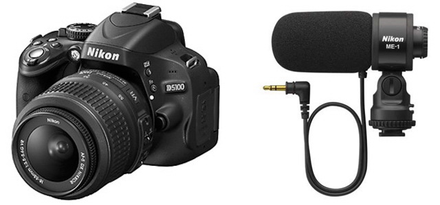 Сегодня «Nikon» анонсировал новую камеру «D5100» и первый микрофон «ME-1»